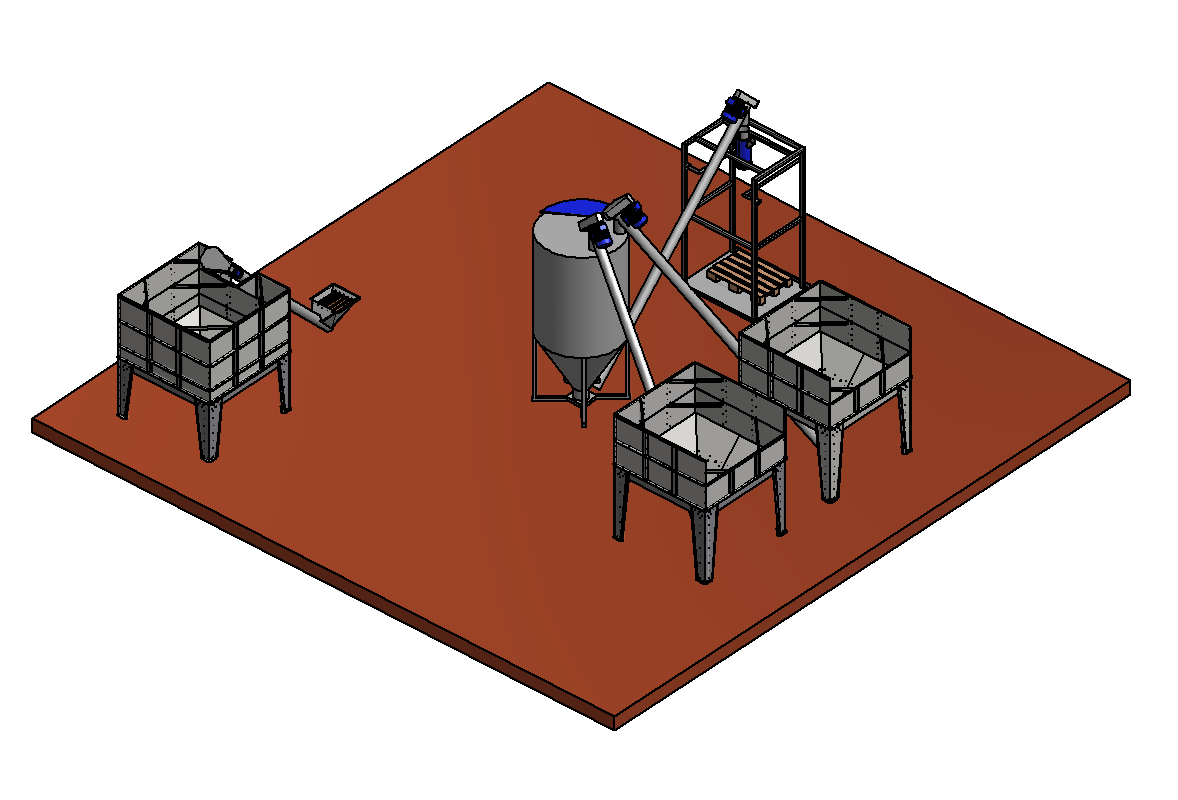 Mieszalnik projekt granulat mini