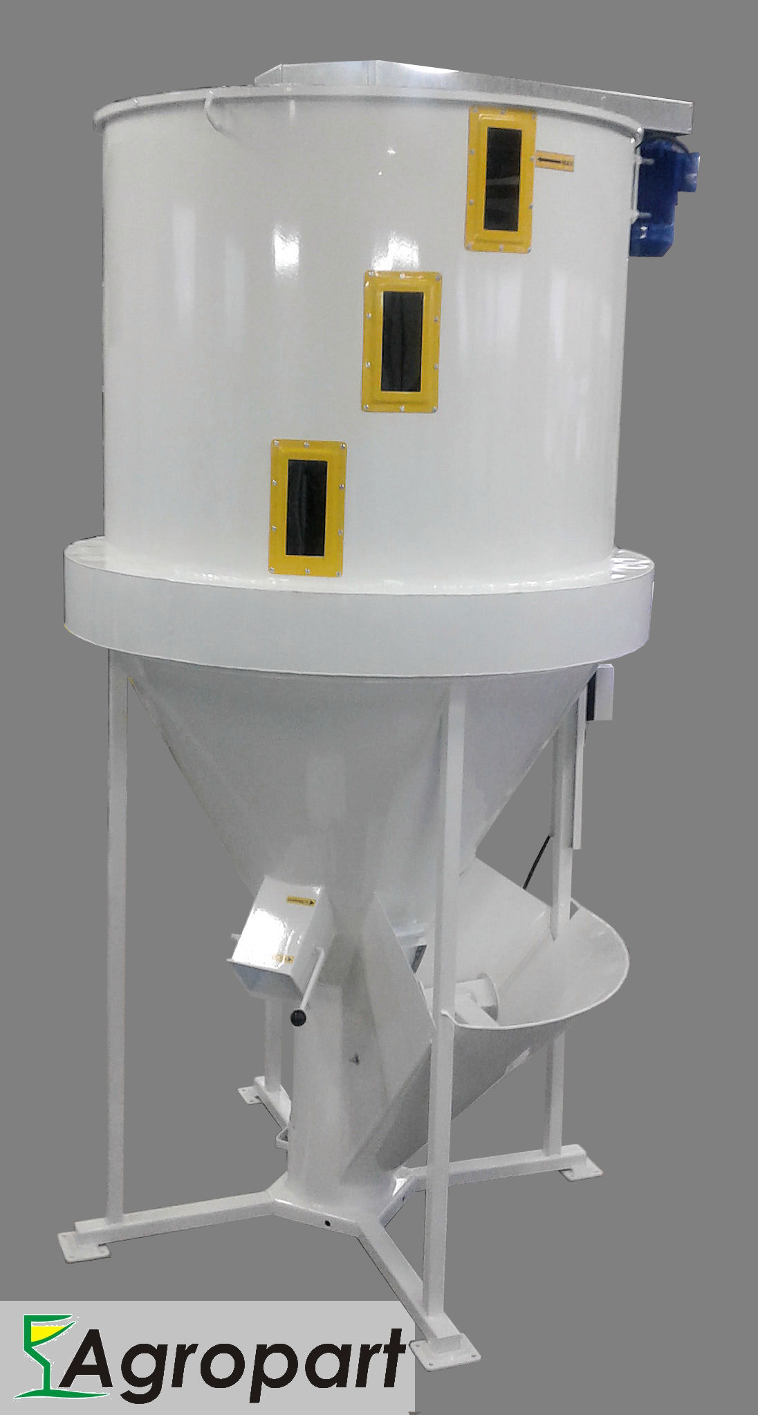 Mieszalnik tworzywa wentylator